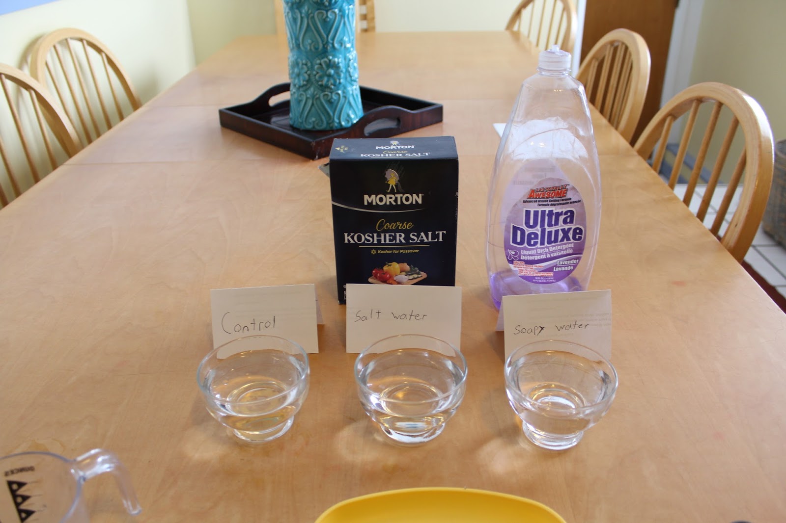 ...and they all lived happily ever after... How water/surface tension