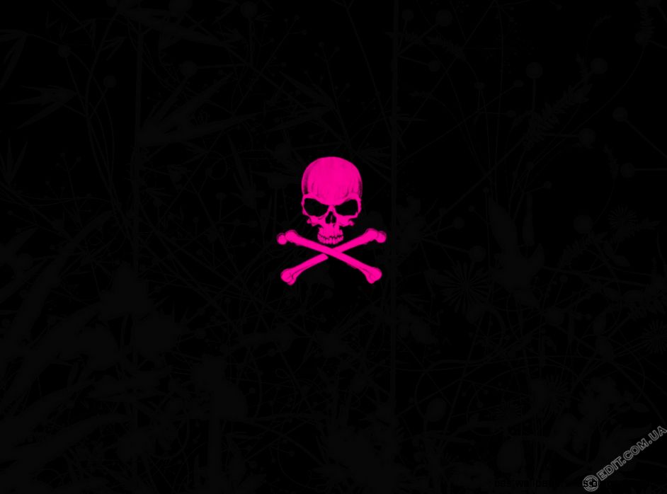 Pink Emo Skull wallpaper from EMO wallpapers