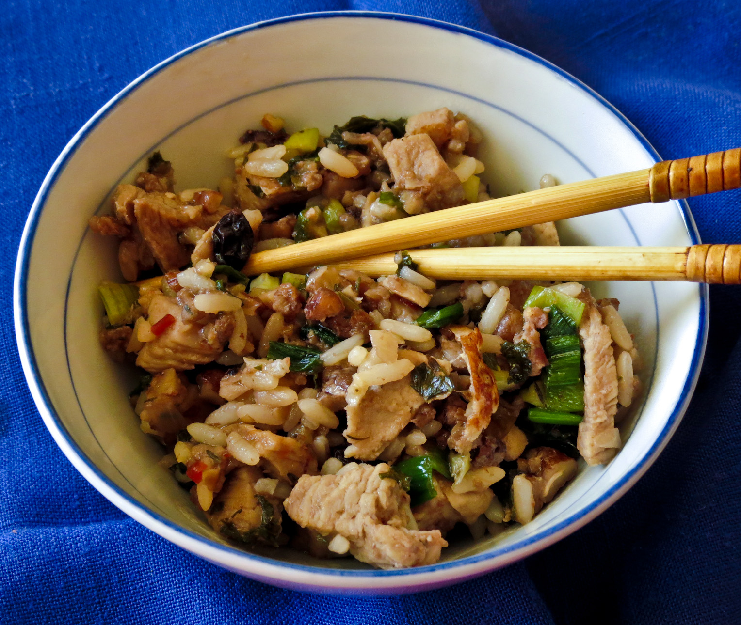 OnTheMoveIn the Galley Stir Fry with Pork and Rice