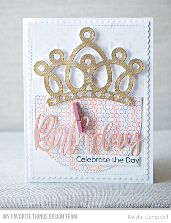 Handmade card by Keisha Campbell featuring products from My Favorite Things #mftstamps