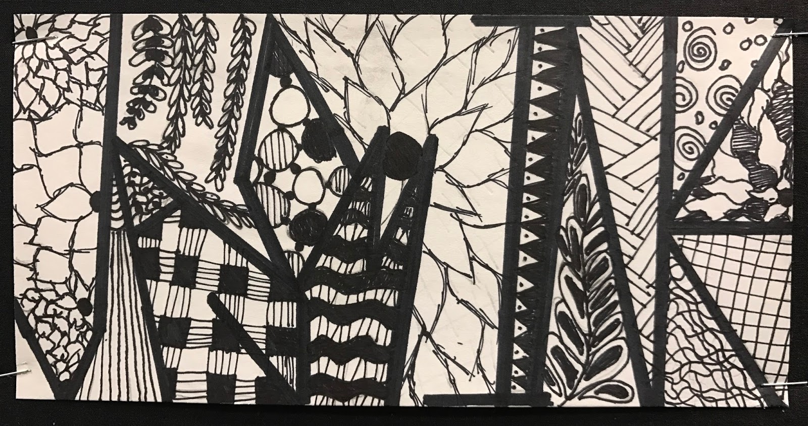 Mrs. Wille's Art Room: 7th & 8th grade Zentangle name design