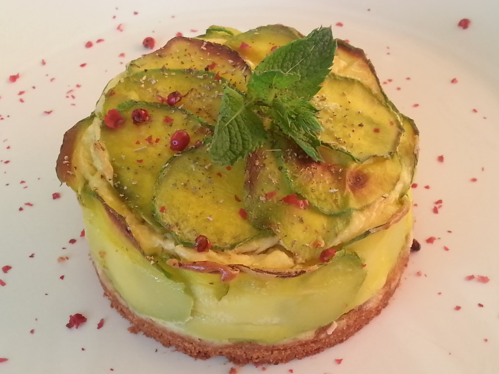 De Tambouille en Barbouille Cheese Cake Chèvre & Courgette