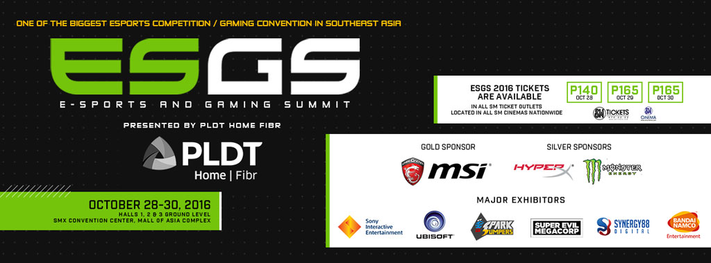 ESGS 2016 Sponsors and brands