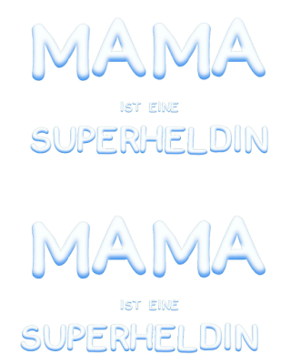 Vorlage - Meine Mama ist eine Superheldin
