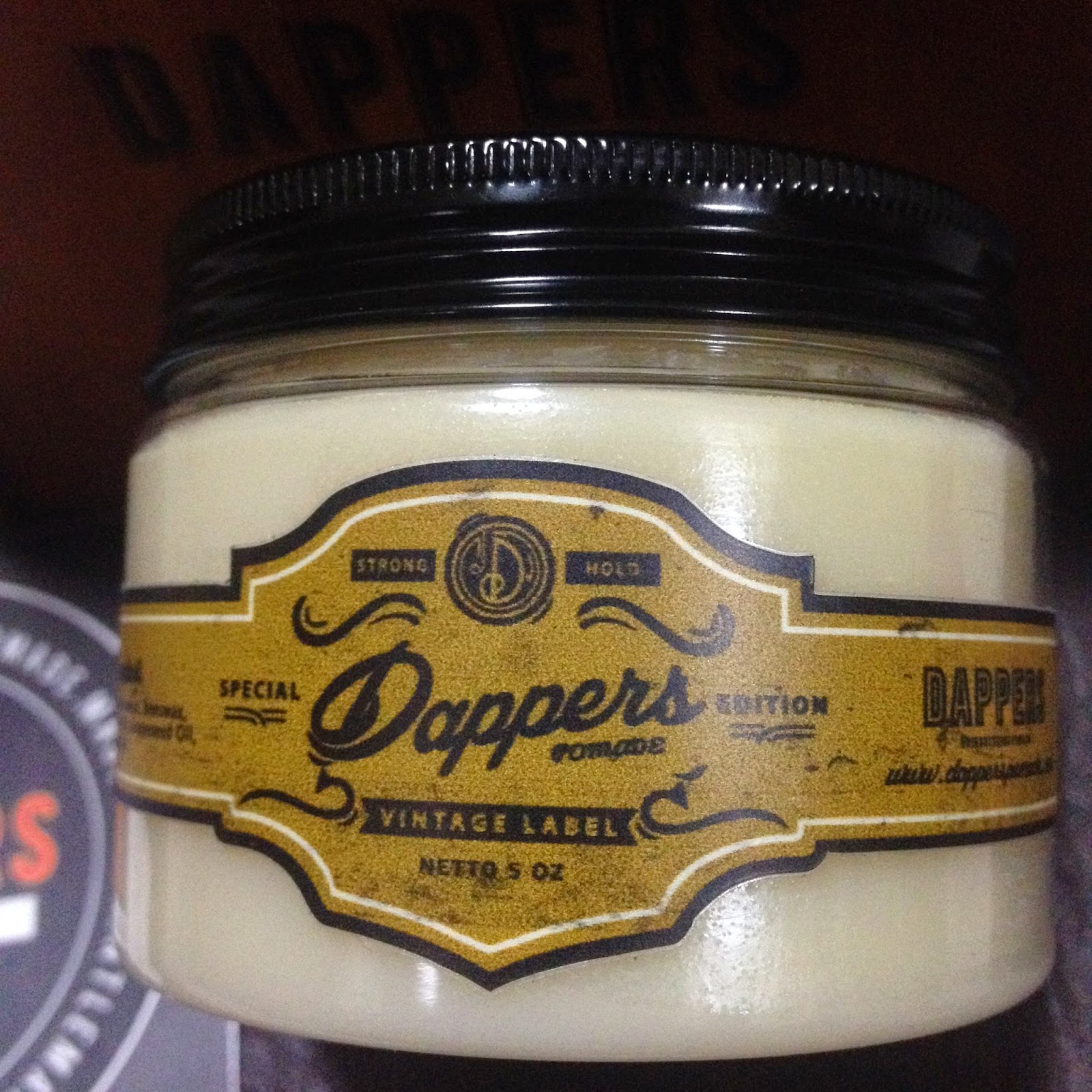 Catatan Pomade Dappers "Vintage Label" Pomade Review
