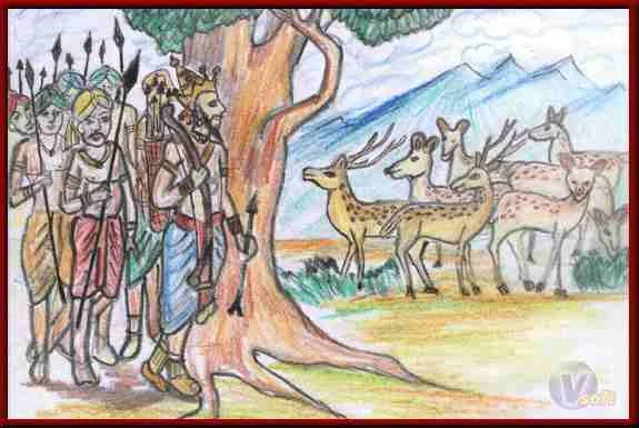 The Story of NigrodhaRaj Deer ~ Jatak Tales In Hindi | निग्रोधराज मृग के बलिदान की कथा ~ जातक कथाएँ