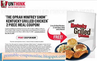 Free Printable Kfc Coupons Free Printable Kfc Coupons