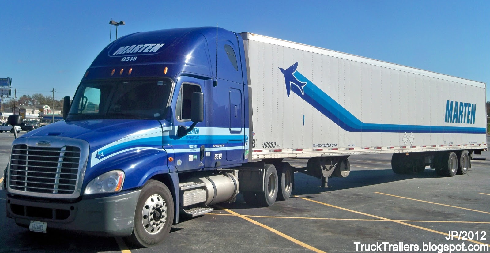 TRUCK TRAILER Transport Express Freight Logistic Diesel Mack Peterbilt