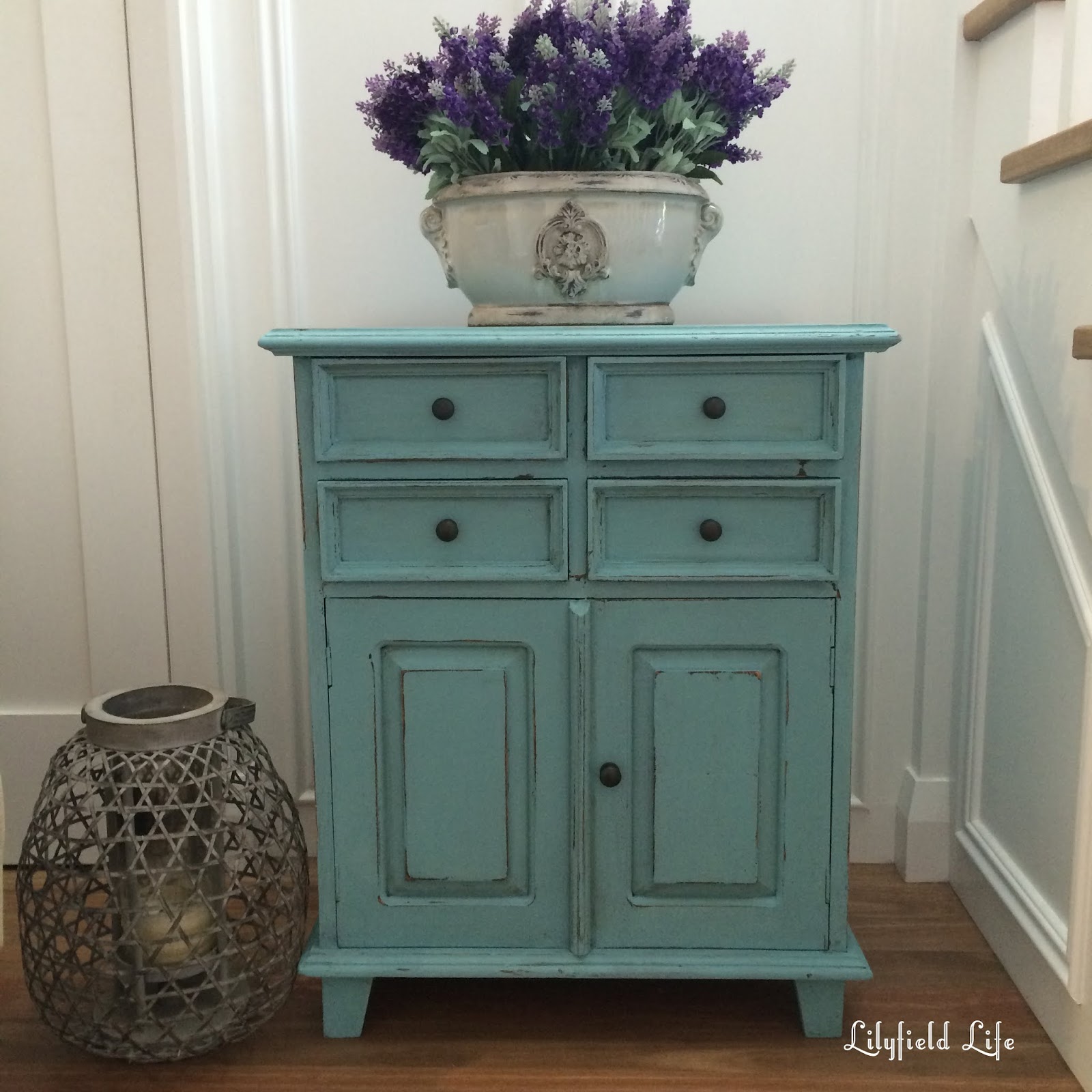 Lilyfield Life: Rustic Turquoise cabinet