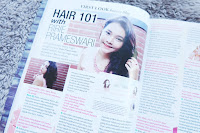 beauty blogger Indonesia featured in cosmogirl Indonesia mei issue