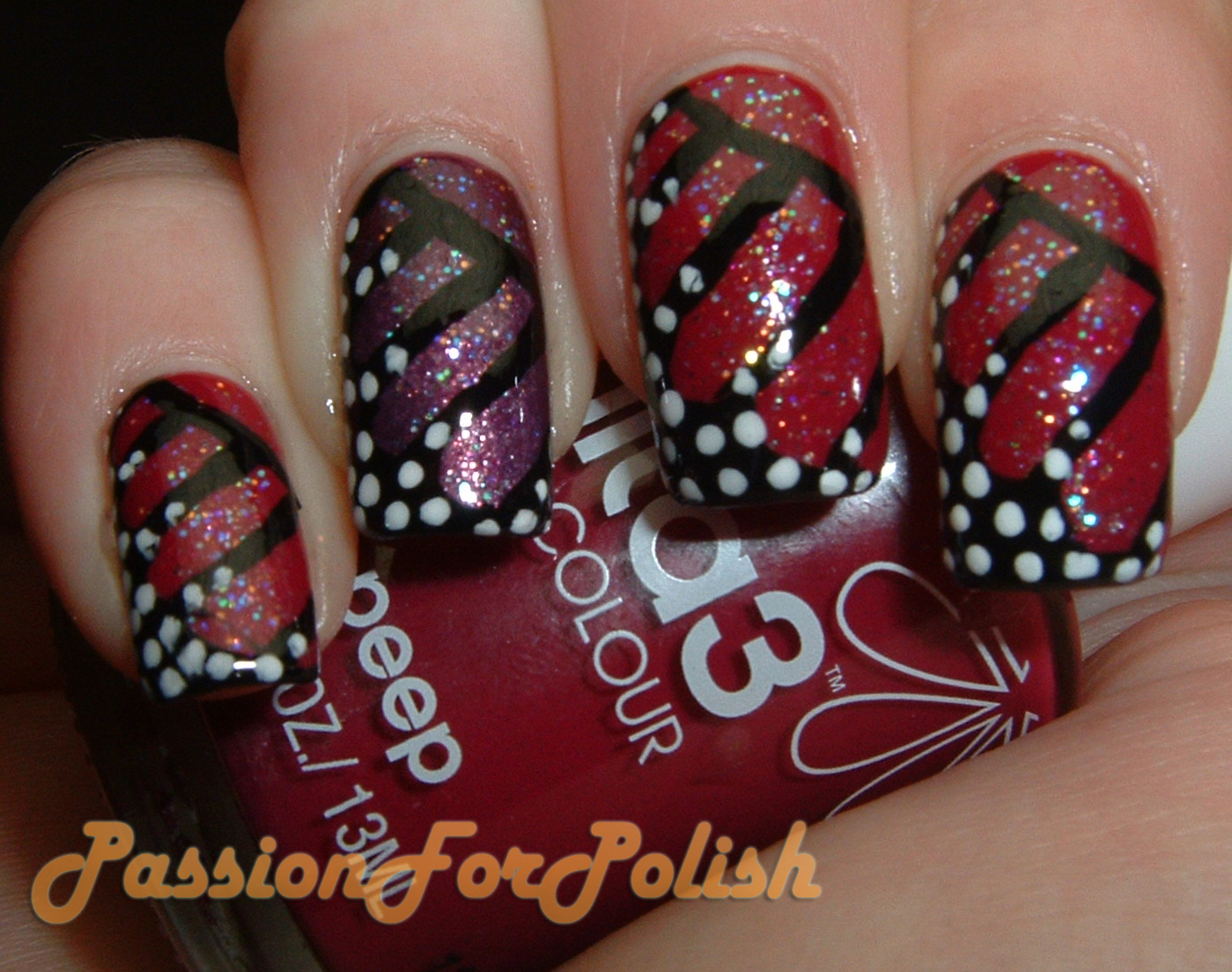 PassionForPolish: Sparkly Butterfly Nails (Pic Heavy)