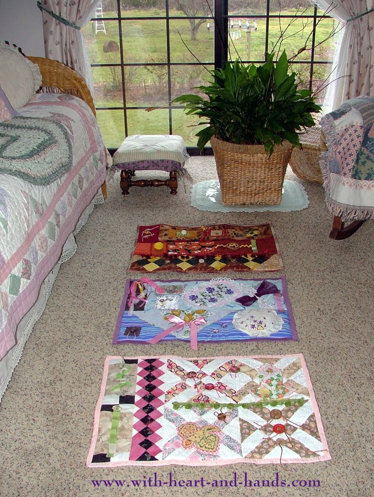 Michele Bilyeu Creates With Heart and Hands Making Fidget Blankets