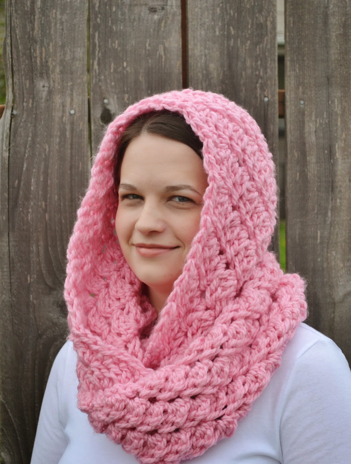 The Sequin Turtle: Free Crochet Hooded Infinity Scarf Pattern