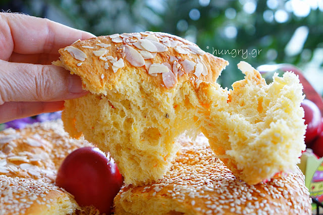 Traditional Greek Easter Bread