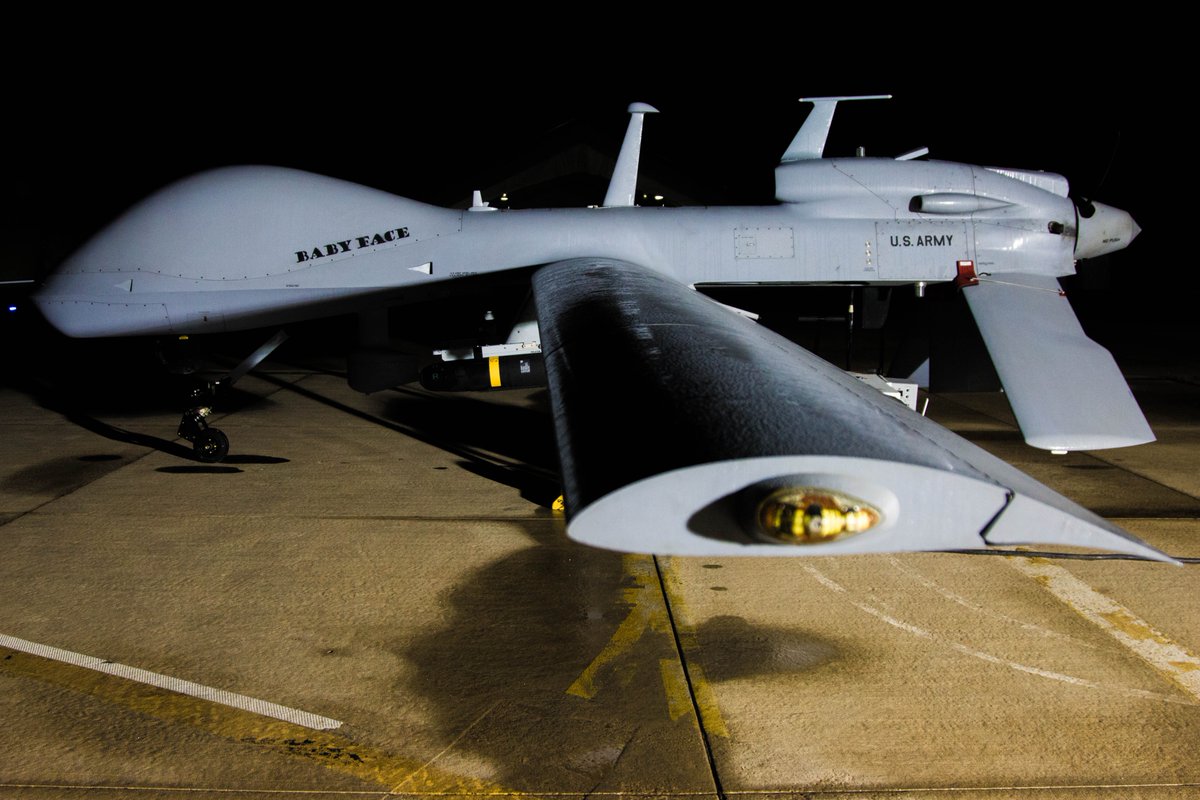 Asian Defence News US Army MQ1C Gray Eagle UAV deployed to Al Asad Iraq