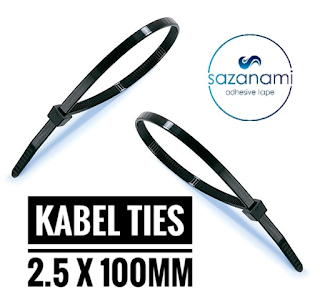 Siap Kirim Kabel Ties 10 Cm 2.5 X 100Mm Cable Tie Tis Kabel Nylon Pengikat Juara
