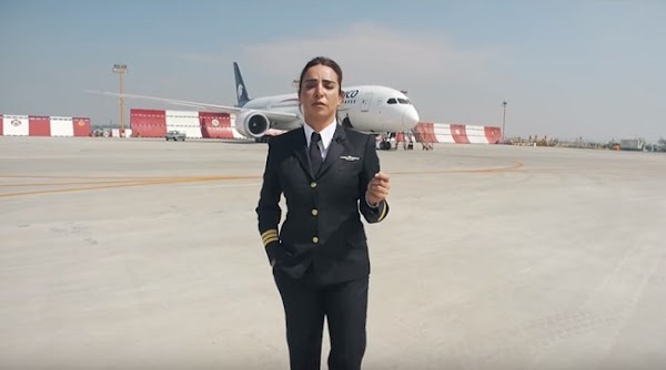 ¿Las mujeres no saben manejar?: Aeroméxico lo desmiente y presenta a una de sus pilotos ¿Las mujeres no saben manejar?: Aeroméxico lo desmiente y presenta a una de sus pilotos
