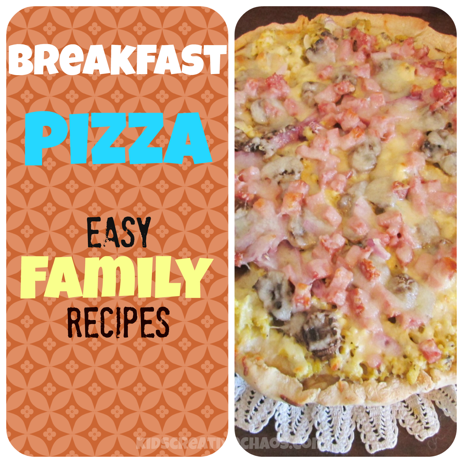 Easy Breakfast Pizza Recipe Kids Creative Chaos