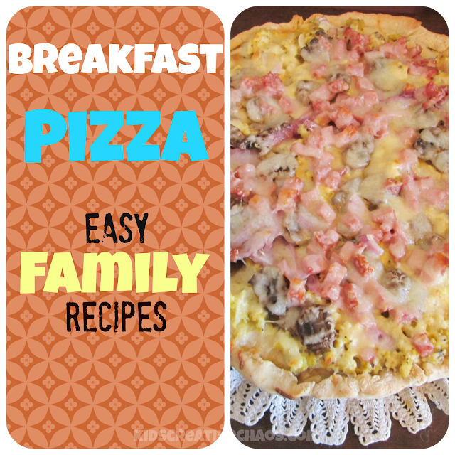 Easy Breakfast Pizza Recipe Adventures of Kids Creative Chaos