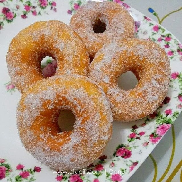 Resepi Donut Gebu & Lembut  CIKLAILI.COM