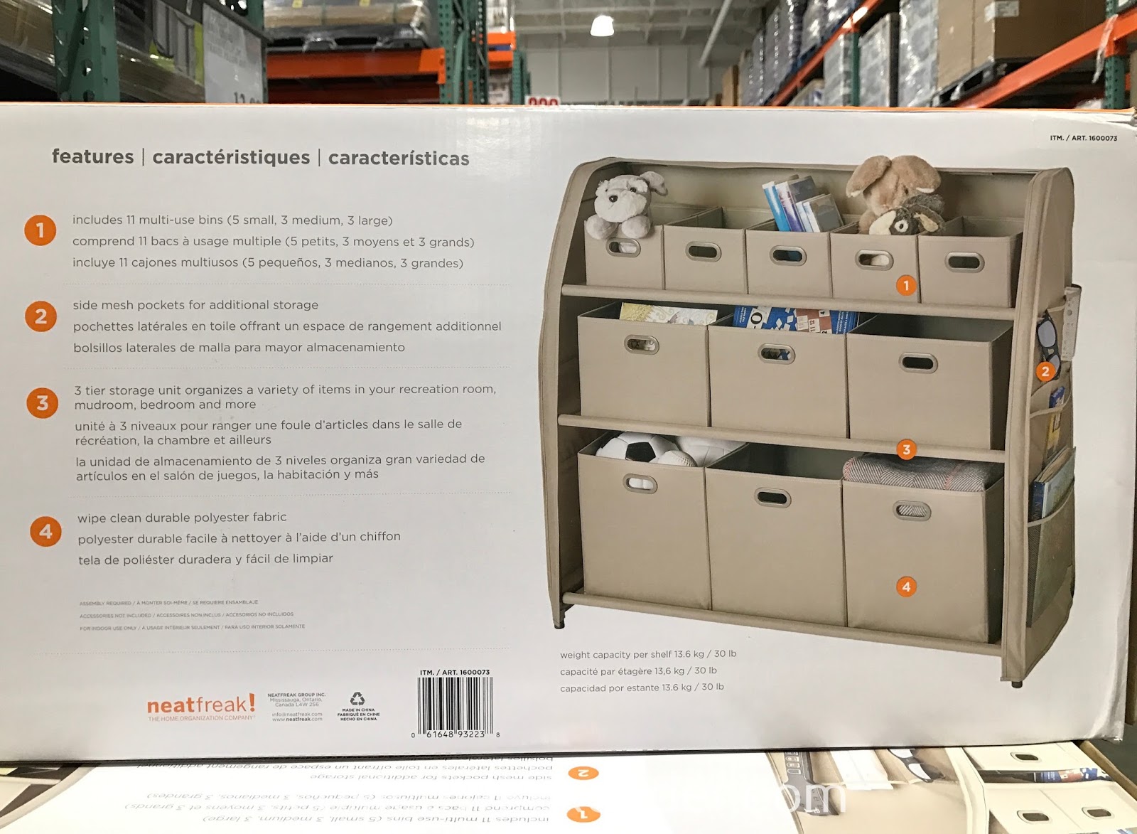 costco toy organizer