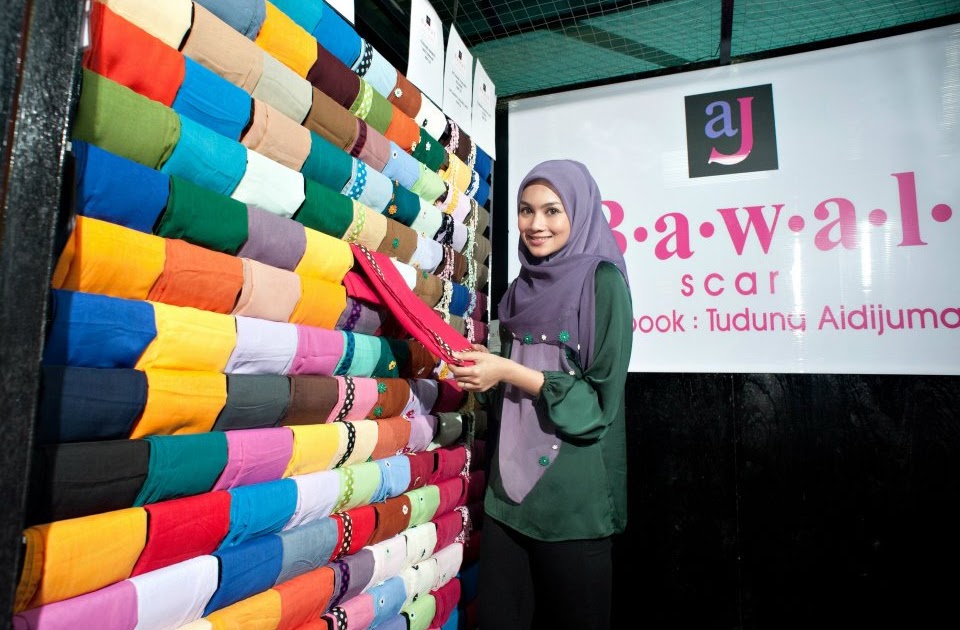 Idahara Blog: Gambar 6 Jenis Gaya Tudung Bawal oleh