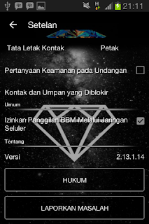 BBM Mod Tema Black Diamond Texture v2.13.1.14 Apk Terbaru