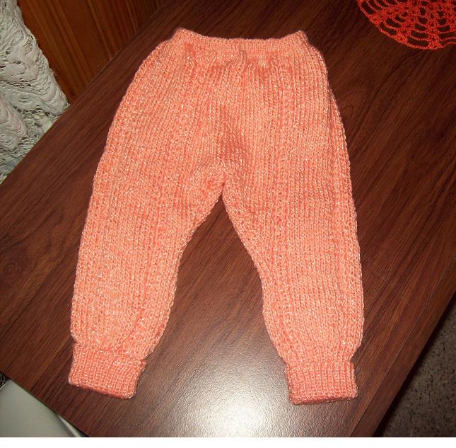Pantalon de guagua tejido a palillo hotsell