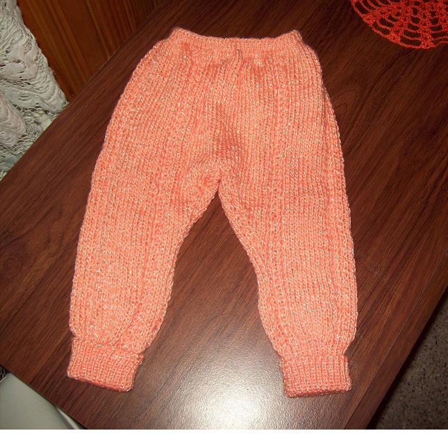 Tomar un baño Decir Censo nacional Curso de tejido a mano: Pantalón para bebé de 3 a 6 meses