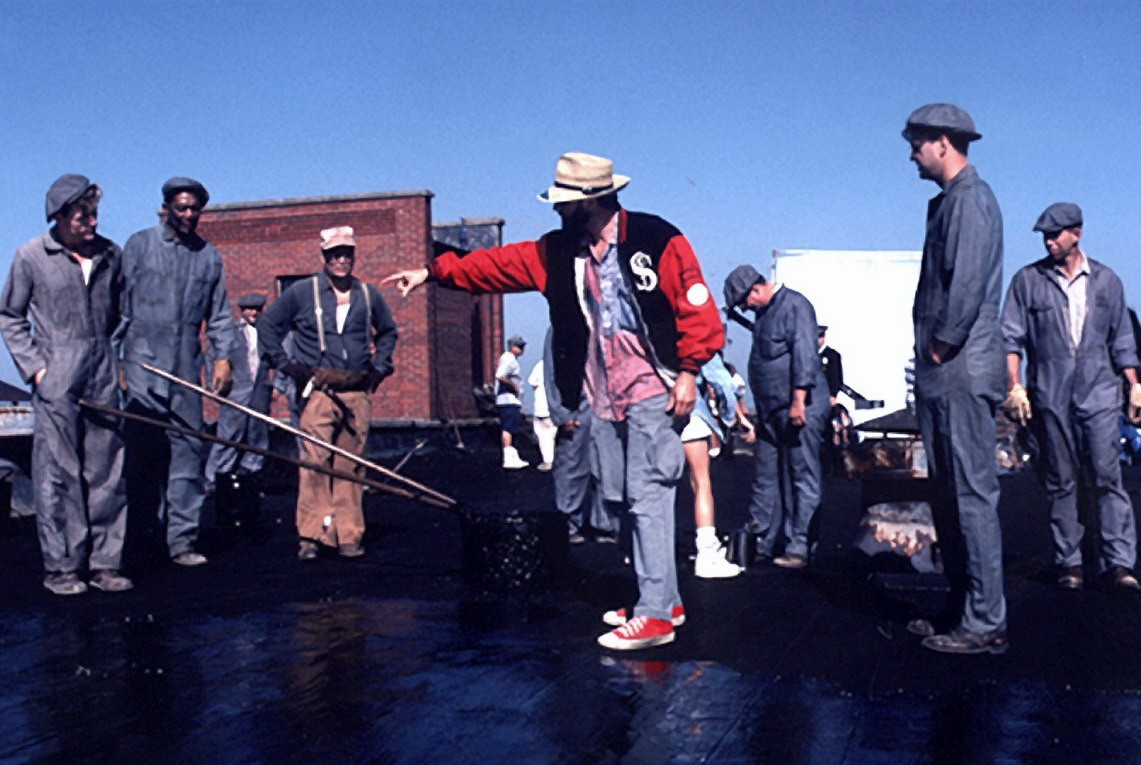 Shawshank redemption rooftop scene