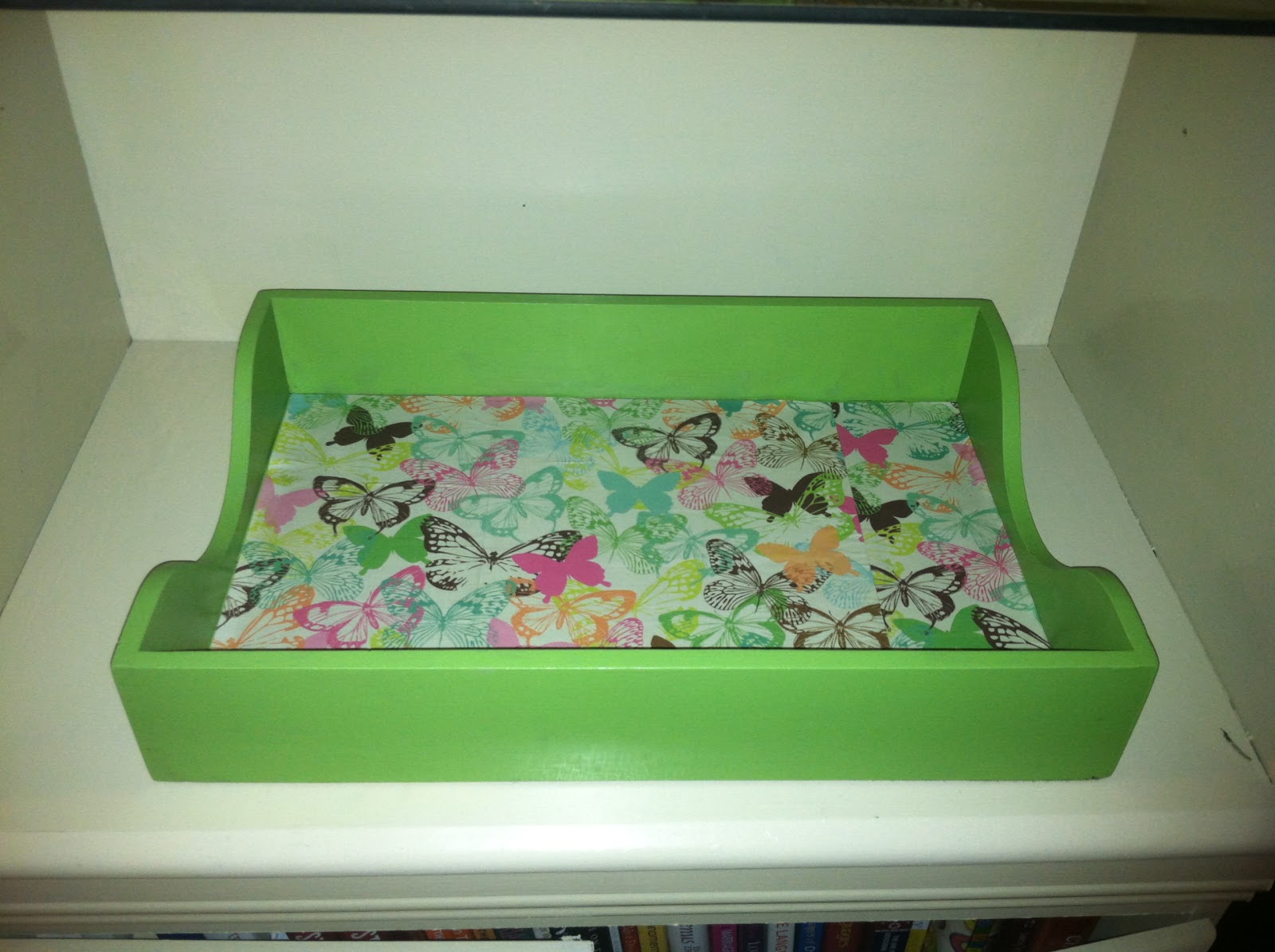Pinterest Review DIY Modge Podge Tray