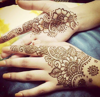 Fancy Pakistani Style of Arabic Mehndi for Hands, Arms