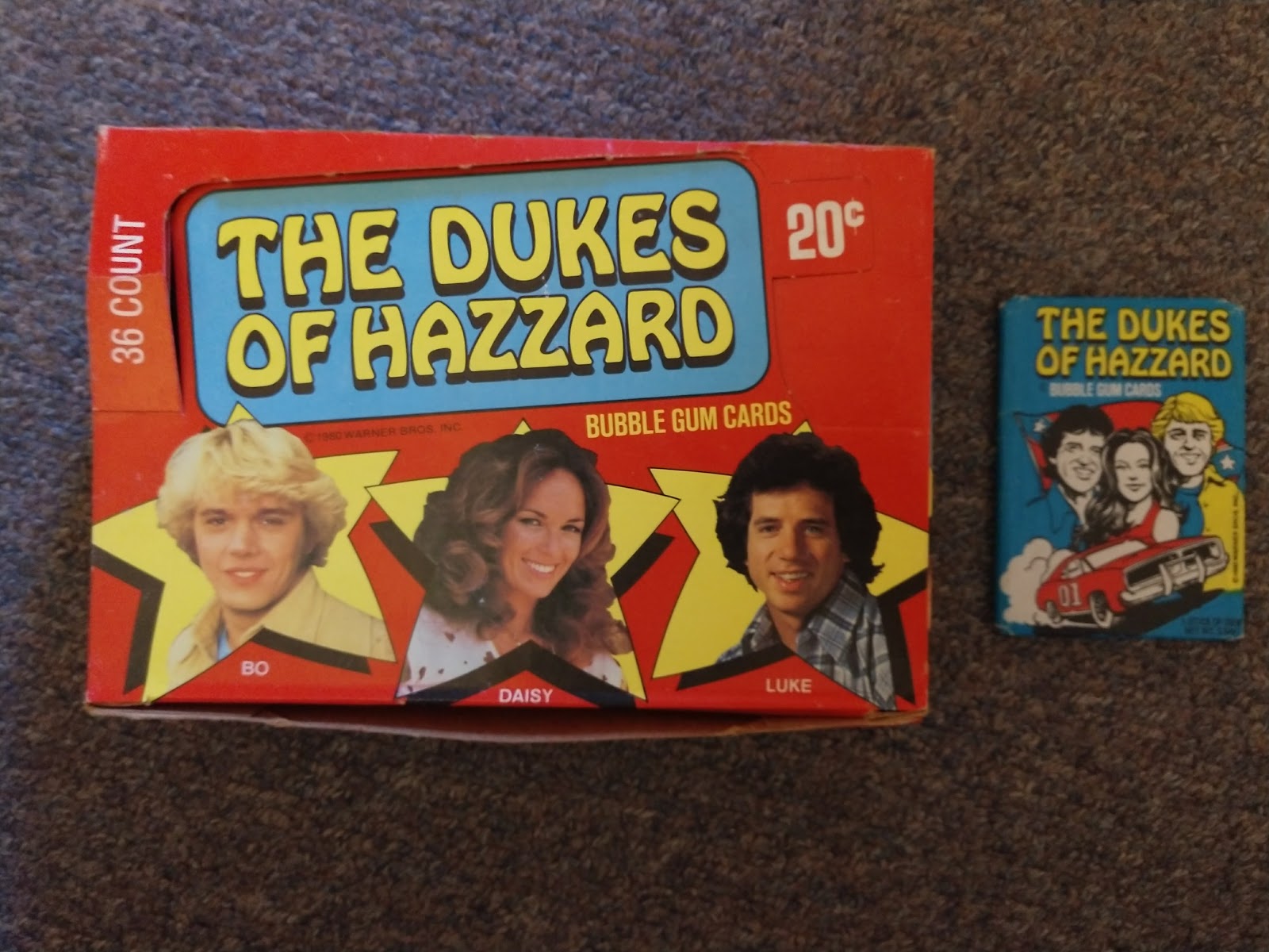 1980's The Dukes of Hazzard Trading Sticker Pack 