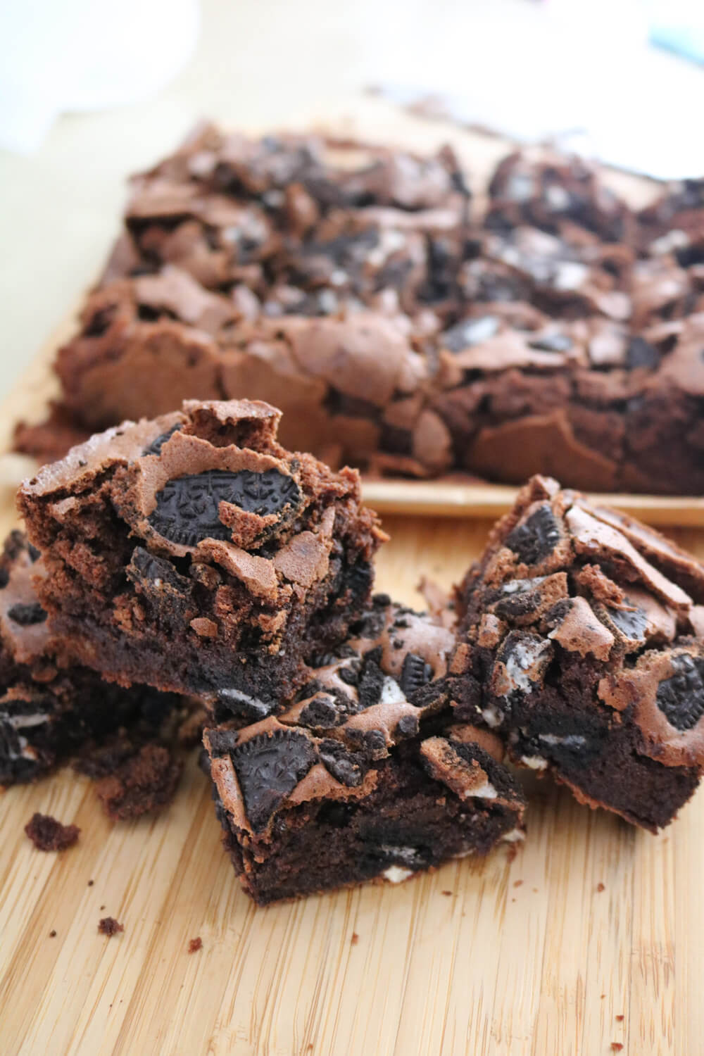 Oreo Fudge Brownies Recipe | Hungry Little Bear