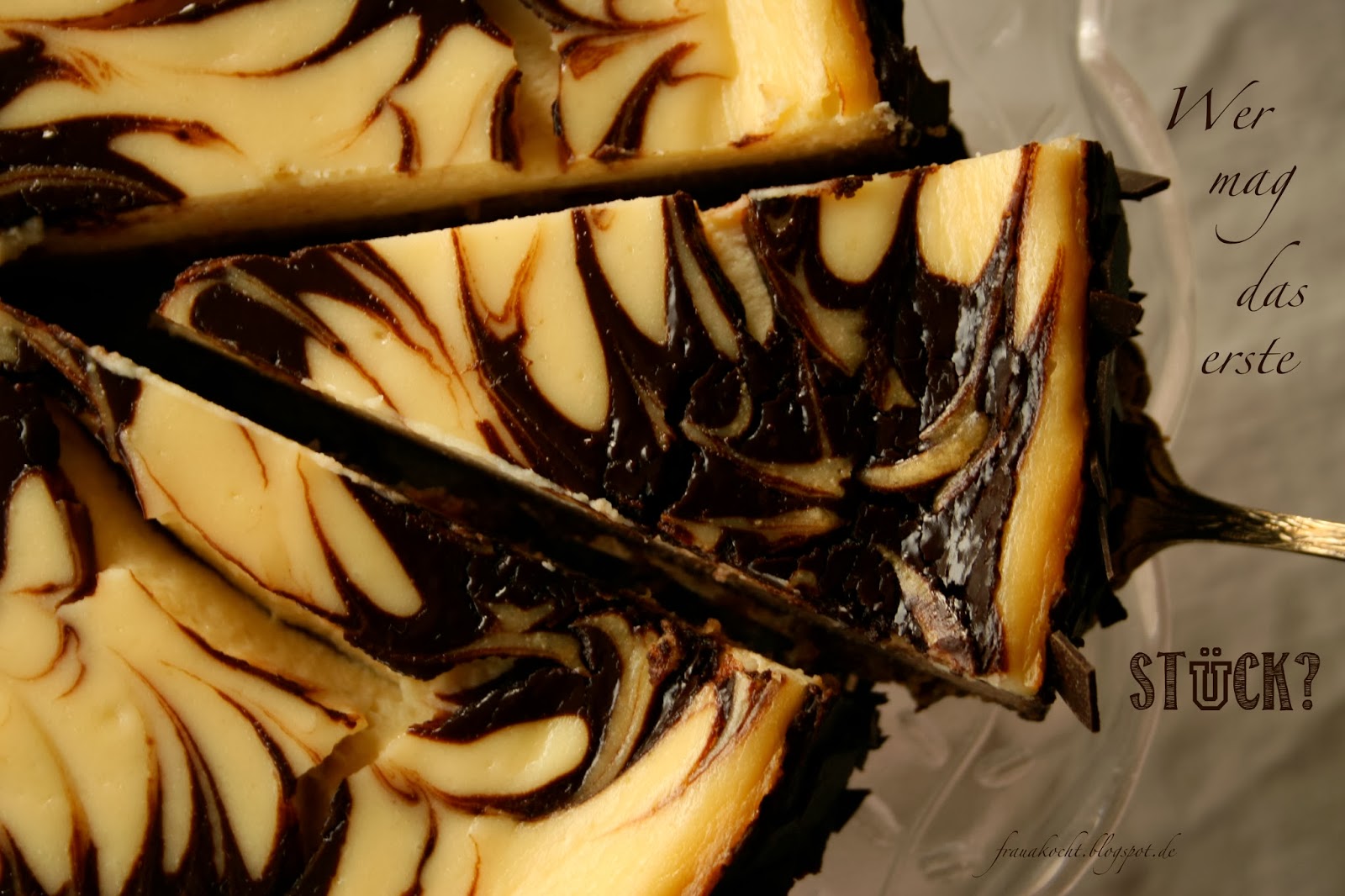 Frau A. kocht : double choclate cheesecake für die Familienfeier Frau A. kocht : double choclate cheesecake für die Familienfeier