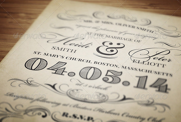 All Template Vintage Inspired Wedding Invitation Vintage Inspired Wedding Invitation
