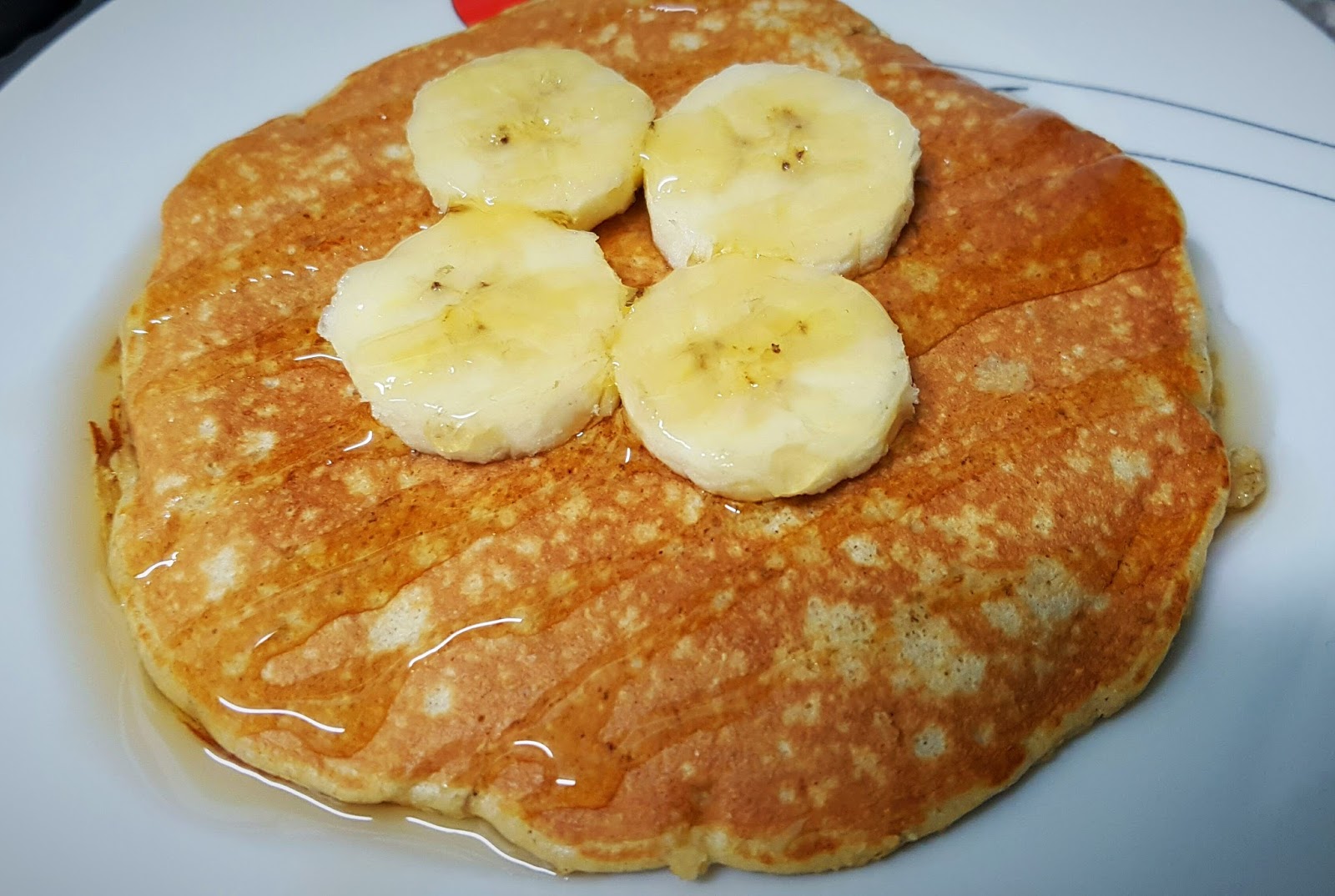 Tortitas de avena y plátano