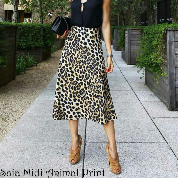 saia leopardo midi