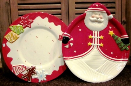 Bandejas ceramica Navidad