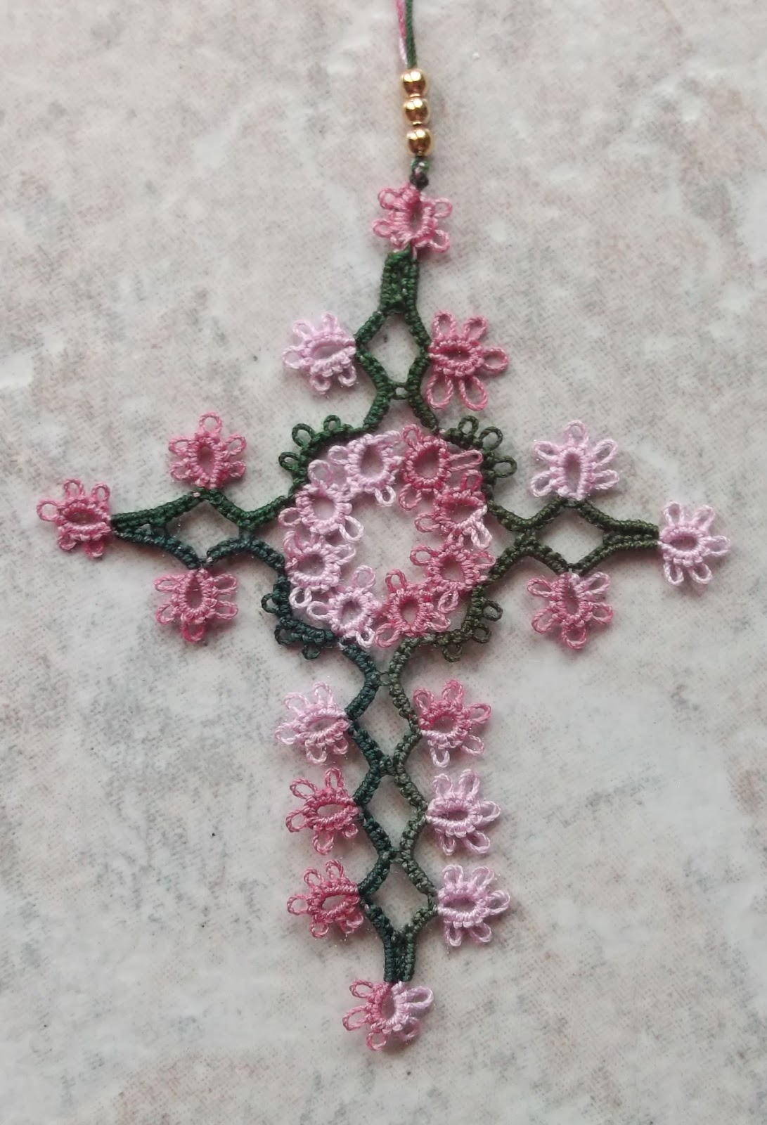 West Pine Creations Flowery Cross