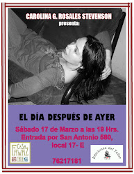 Afiche promocional de "El Día después de Ayer".
