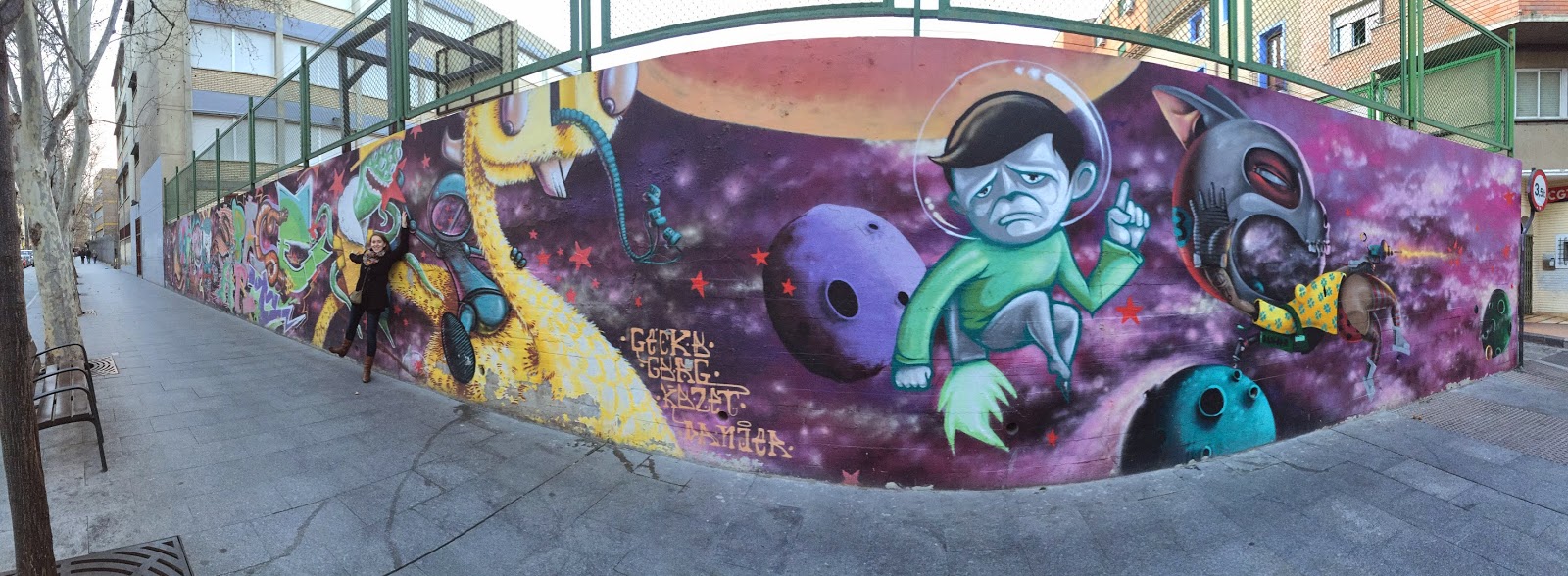Some of the amazing street art in the city