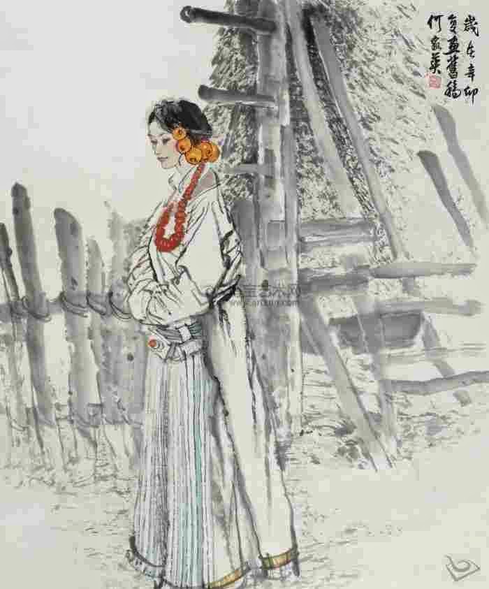 Традиционная китайская живопись. He Jiaying