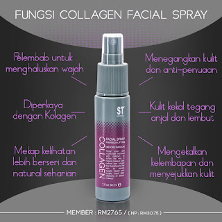 Collagen Facial Spray Sendayu Tinggi 