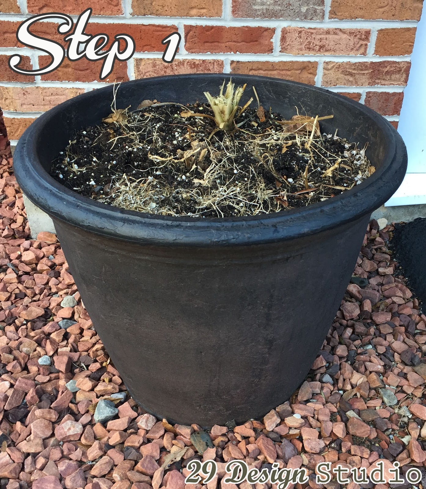29 Design Studio Step by Step Tutorial to Create a Christmas Outdoor Urn