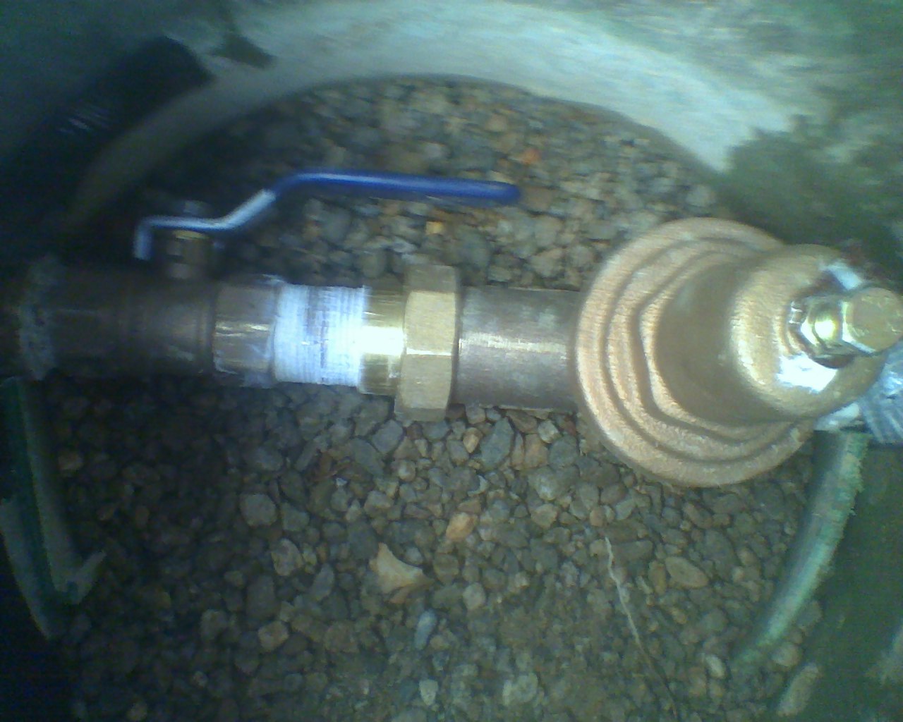 101Sprinklers Repair and install brass shut off vavle and high range