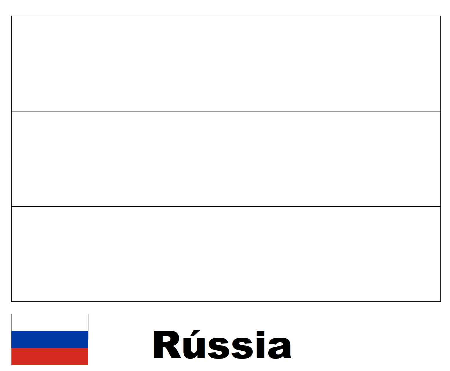 Bandeira Da Russia Para Colorir MODISEDU Bandeira Da Russia Para Colorir MODISEDU