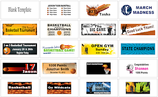 Basketball Banner Templates