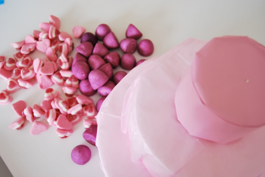 Tutorial tarta de chuches para boda