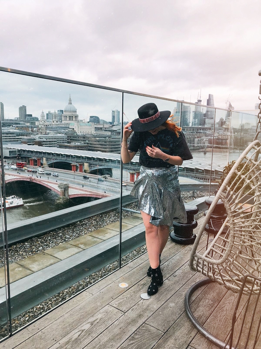 The Rumpus Room at the Mondrian London boasts incredible riverside views